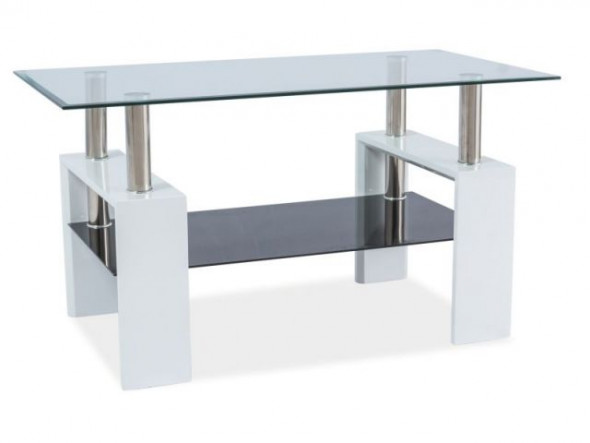 Ława LISA III 110x60 biały połysk