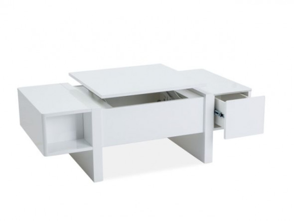 Ława MIDO 120x60 biały połysk