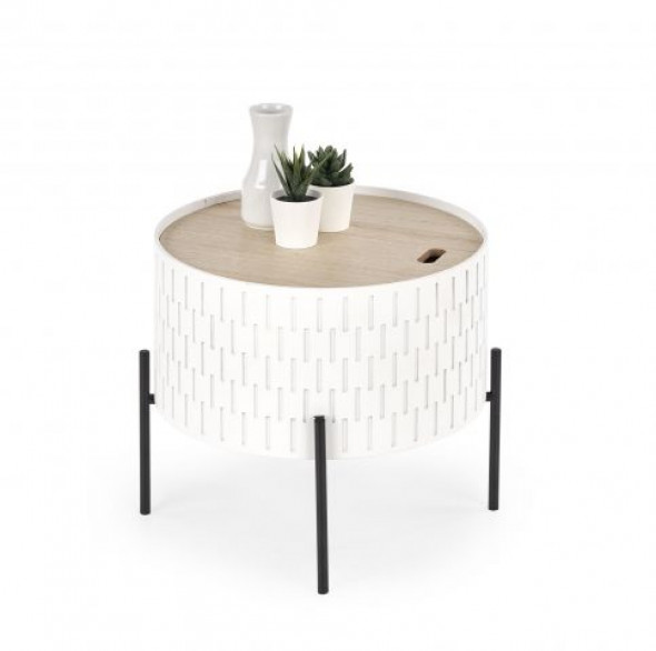 Ława SINTRA 35x35 biały mat