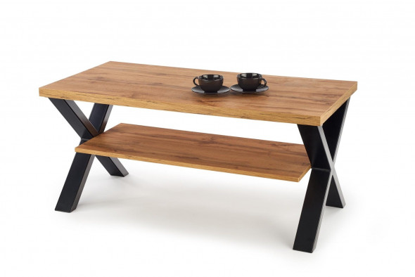 Ława VENOM X 120x60 dąb/czarna