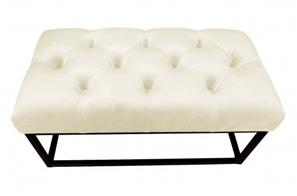 Ławka CHARLIE MG VELVET ecru