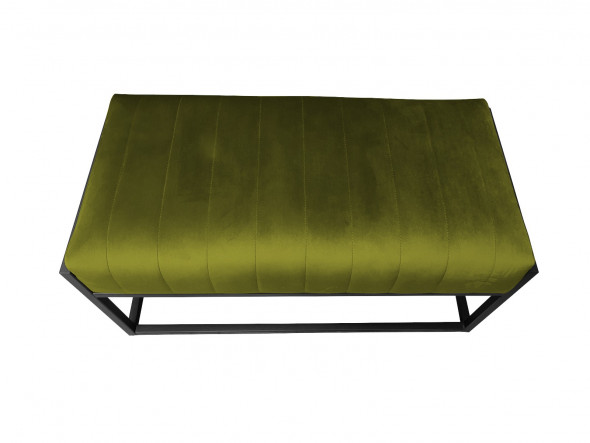 Ławka LILU BL VELVET oliwkowa