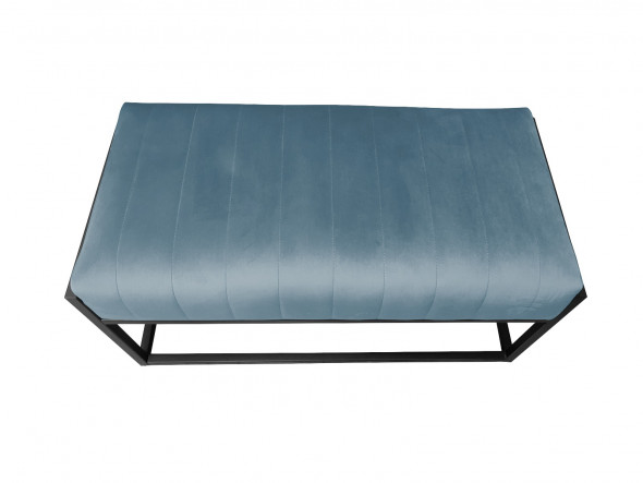 Ławka LILU BL VELVET szara