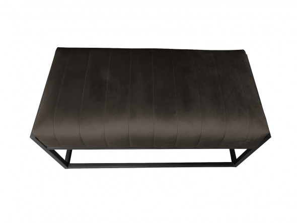 Ławka LILU MG VELVET brązowa