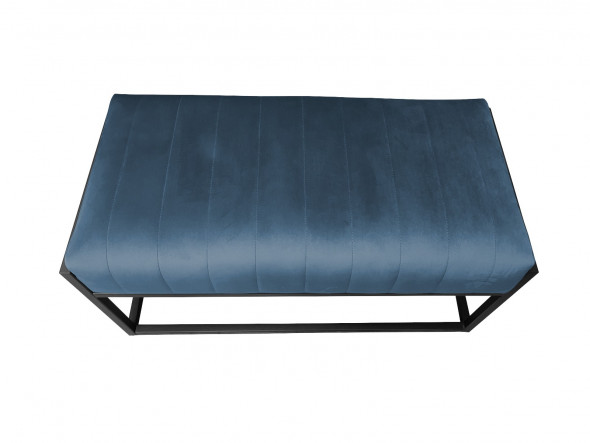 Ławka LILU MG VELVET ciemnoniebieska