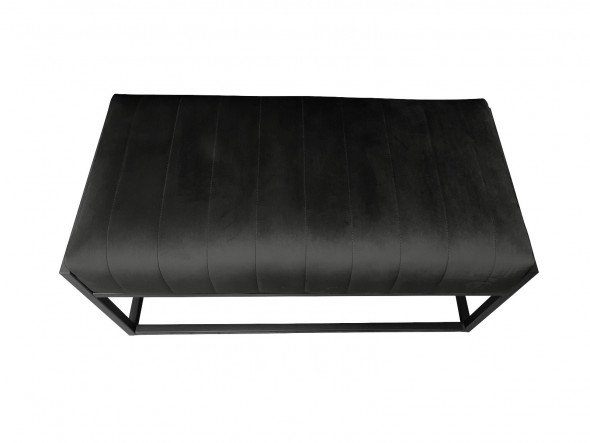 Ławka LILU MG VELVET czarna