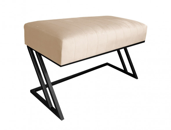 Ławka ROZALIA MG VELVET beżowa