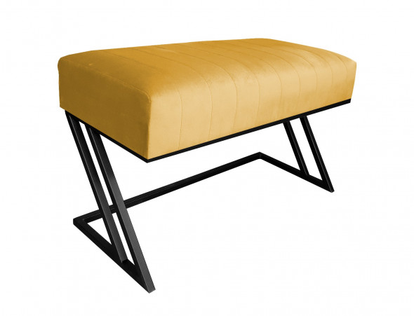 Ławka ROZALIA MG VELVET żółta