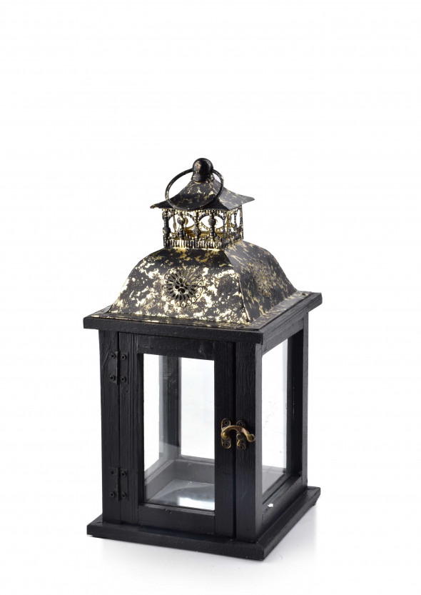 LEVI GOLD LATARNIA L                    17x17x34cm