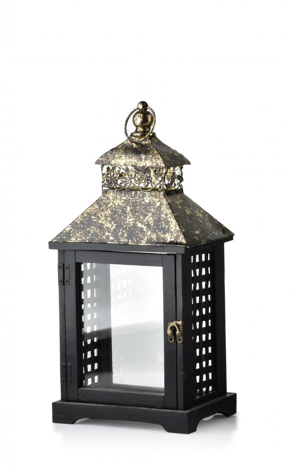 LEVI GOLD LATARNIA L                    22x15x45cm