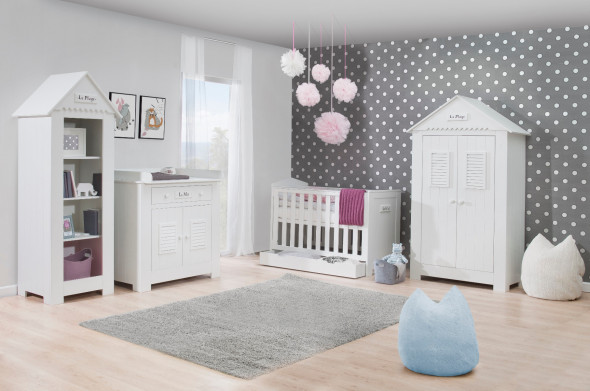 Łóżeczko dziecięce MARSYLIA 120x60 białe