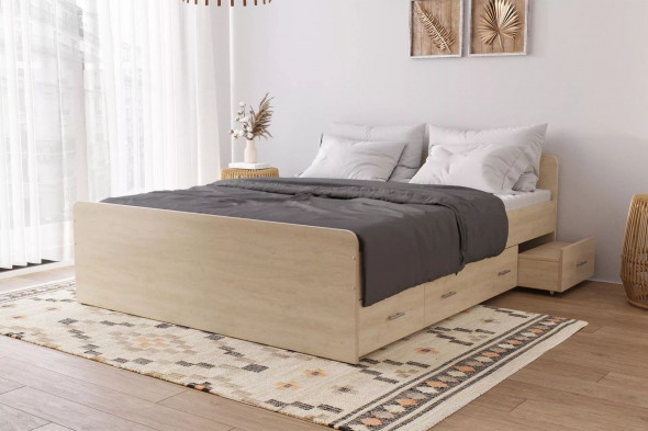 Łóżko 80262 90x200 z szufladami