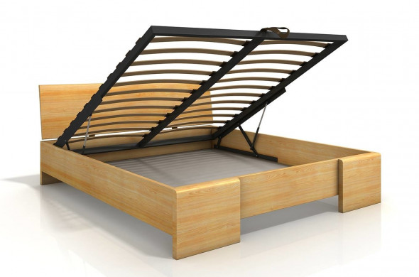 Łóżko HESSLER HIGH BC sosnowe 120x200
