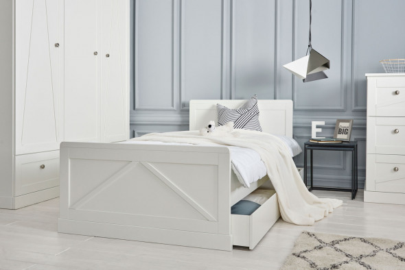 Łóżko MARIE 90x200 białe