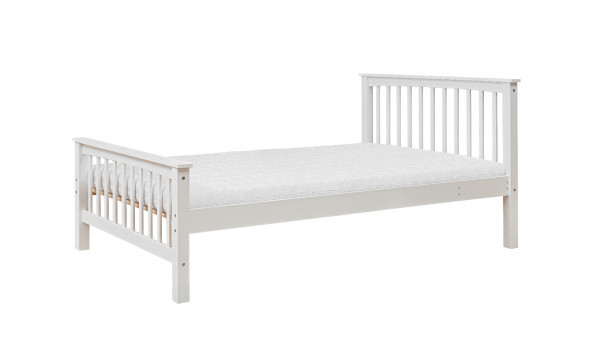 Łóżko młodzieżowe COLLET 120x200 białe