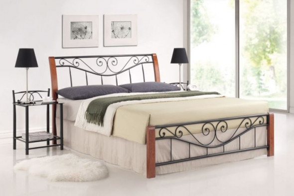 Łóżko PARMA 140x200 czereśnia antyczna