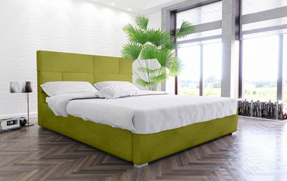 Łóżko PECOS 120x200 zielone z pojemnikiem