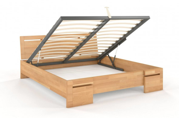 Łóżko SALERNO HIGH BC bukowe 140x200