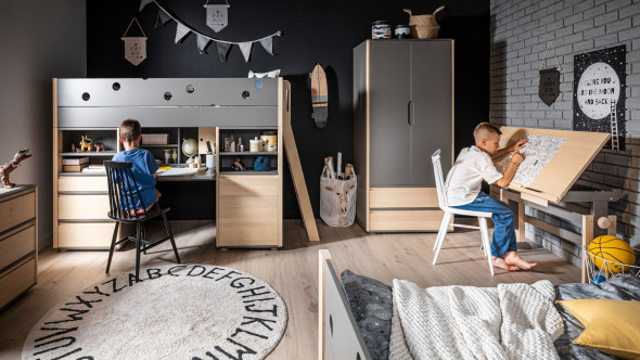 Łóżko wielofunkcyjne FUNFLEX MULTI 90x200 białe