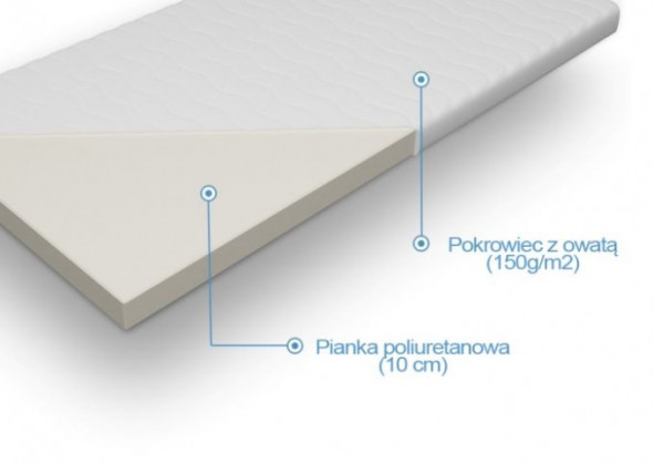 Materac LENNY 120x200 piankowy