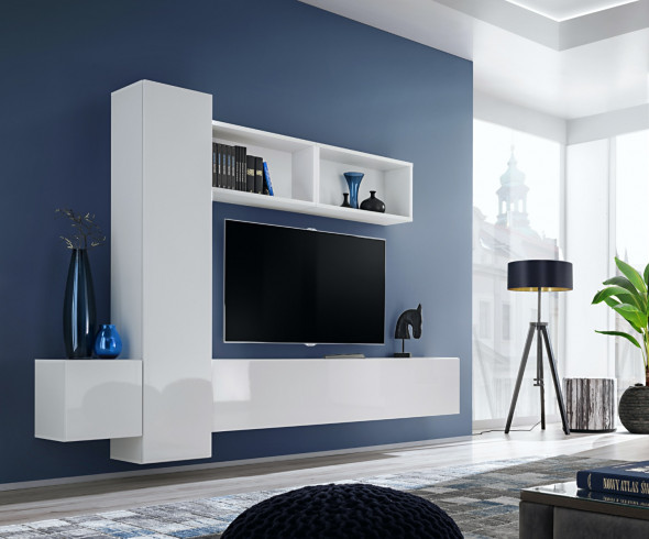 Meblościanka BLOX XIII biała