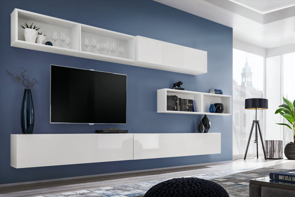 Meblościanka BLOX XIV biała