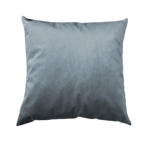 Poduszka dekoracyjna GLANS VELVET 40x40 BL14 ciemnoszara