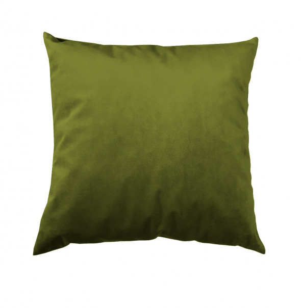 Poduszka dekoracyjna GLANS VELVET 40x40 BL75 oliwkowa