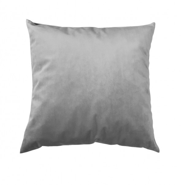 Poduszka dekoracyjna GLANS VELVET 50x50 MG17 szara