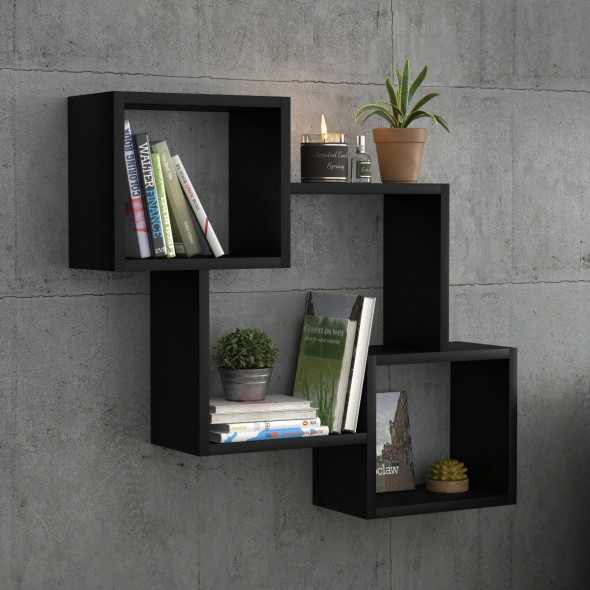 Półka ALESIA 1 czarna