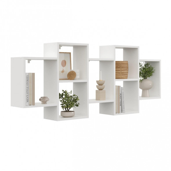 Półka ALESIA 4 biała