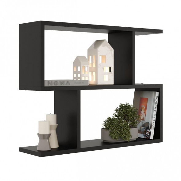 Półka ALESIA 7 czarna