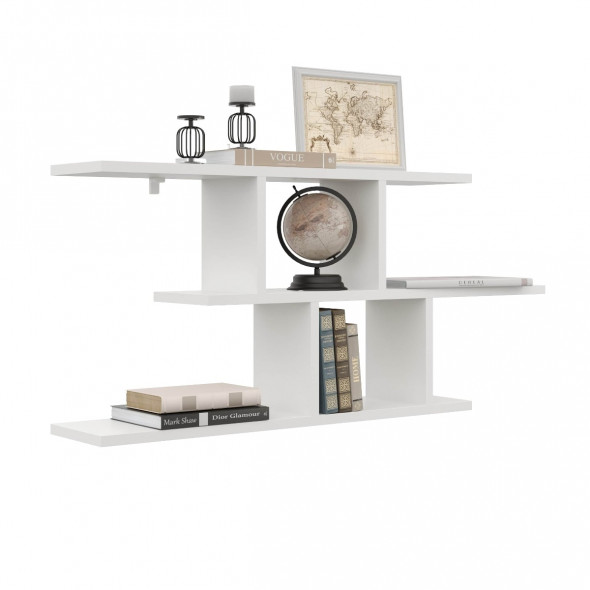 Półka ALESIA 8 biała