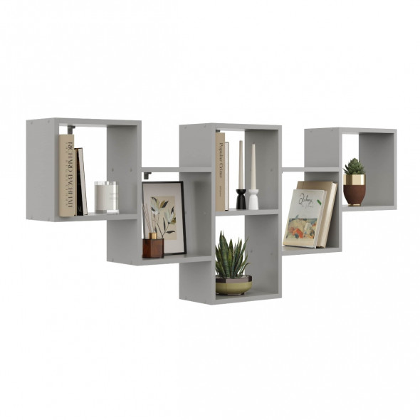 Półka ALESIA 9 szara