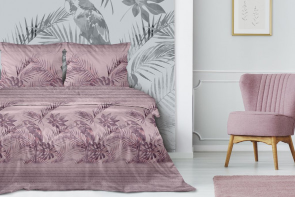 Pościel Satynowa 220X200 INSIGNIA SEPIA ROSE