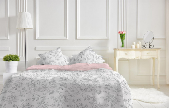 Pościel satynowa ROSE 016 220x200