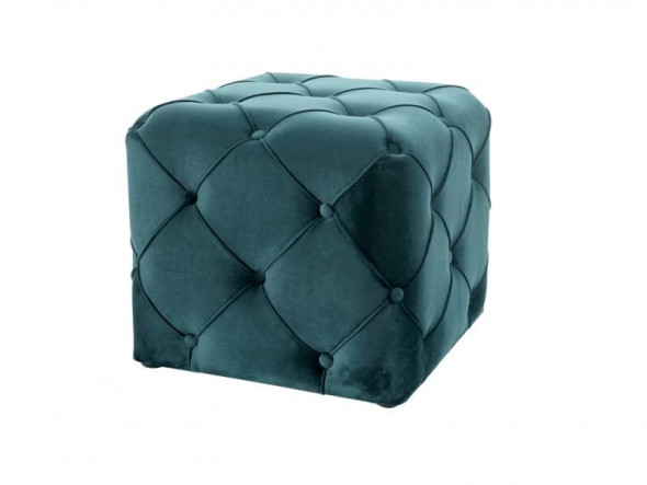 Pufa AVIVA K VELVET turkusowa
