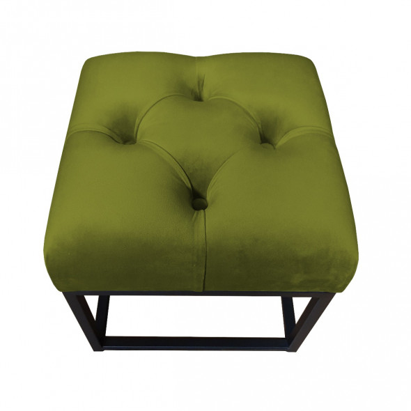 Pufa CHARLIE BL VELVET oliwkowa