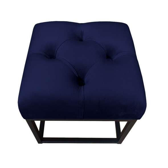 Pufa CHARLIE MG VELVET granatowa