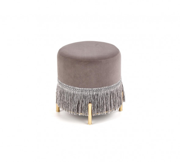 Pufa COSBY szara/złota