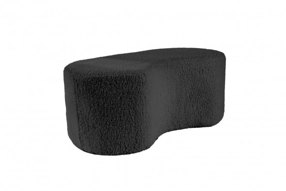 Pufa ELIPSA BARANEK czarna