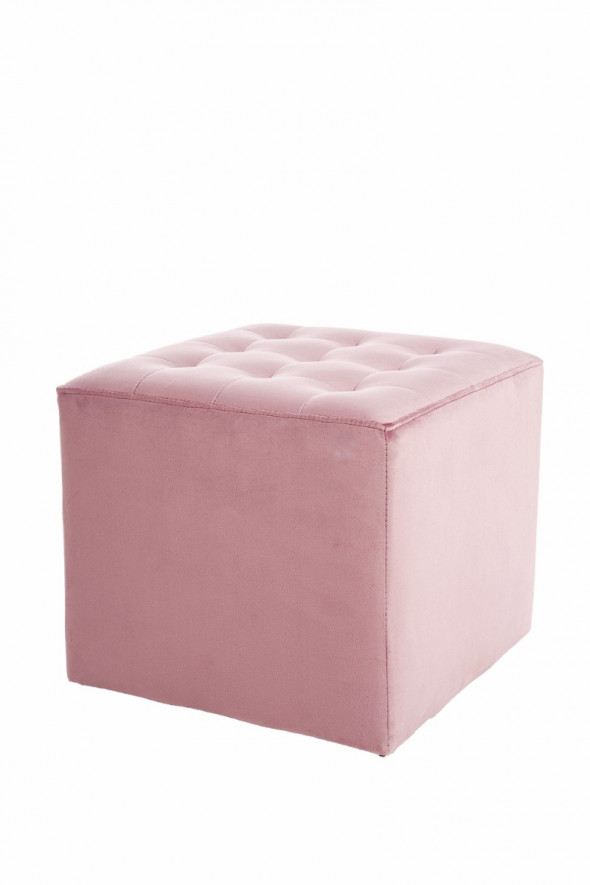 Pufa LORI VELVET antyczny róż