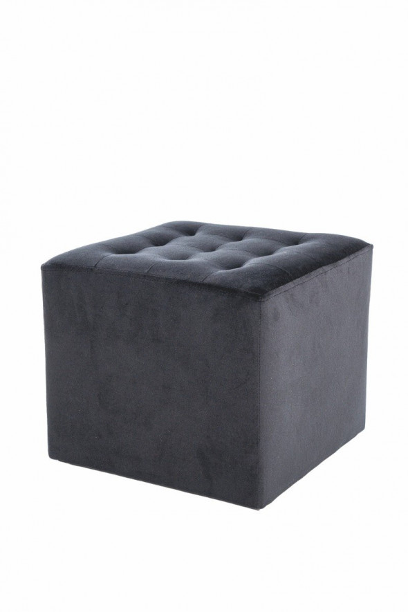 Pufa LORI VELVET czarna