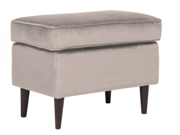 Pufa RON VELVET beżowa