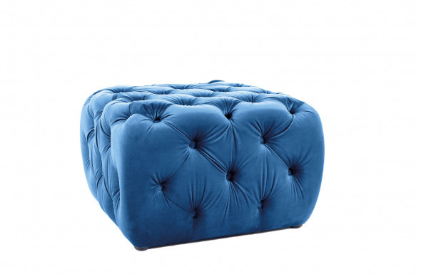Pufa SOPHIA VELVET granatowa