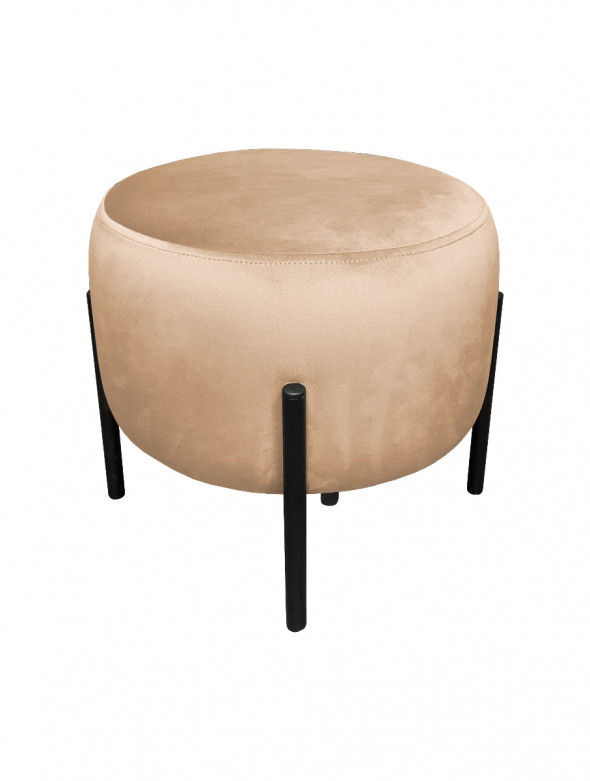 Pufa WILFRED MG VELVET beżowa