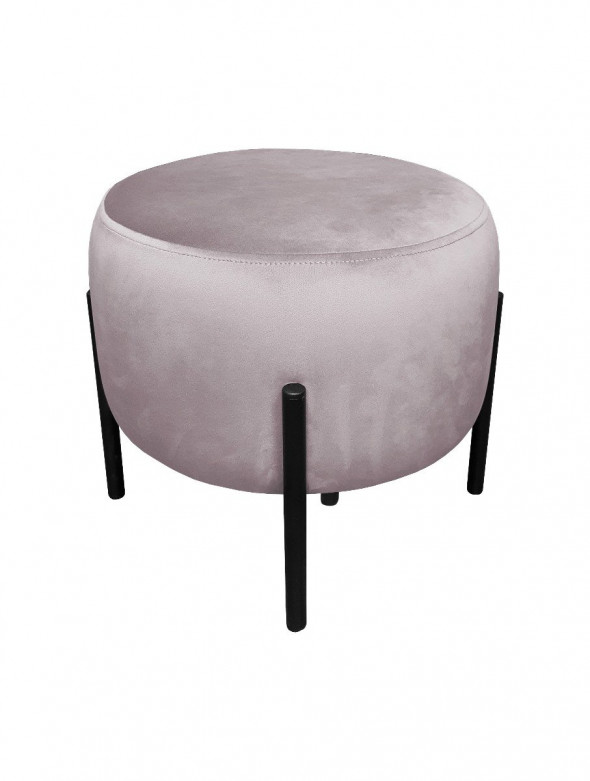 Pufa WILFRED MG VELVET jasnoróżowa