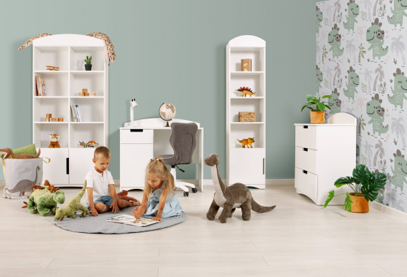 Regał CLASSIC pojedynczy biały