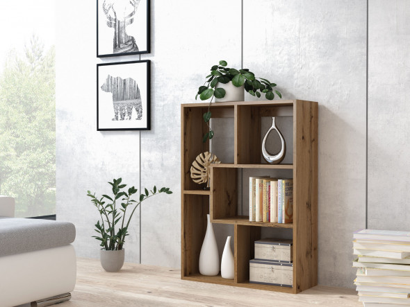 Regał na książki MATRIX II dąb wotan