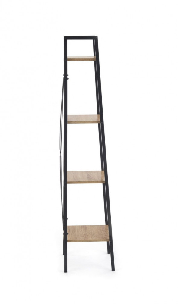 Regał NARVIK REG1 dąb sonoma/czarny